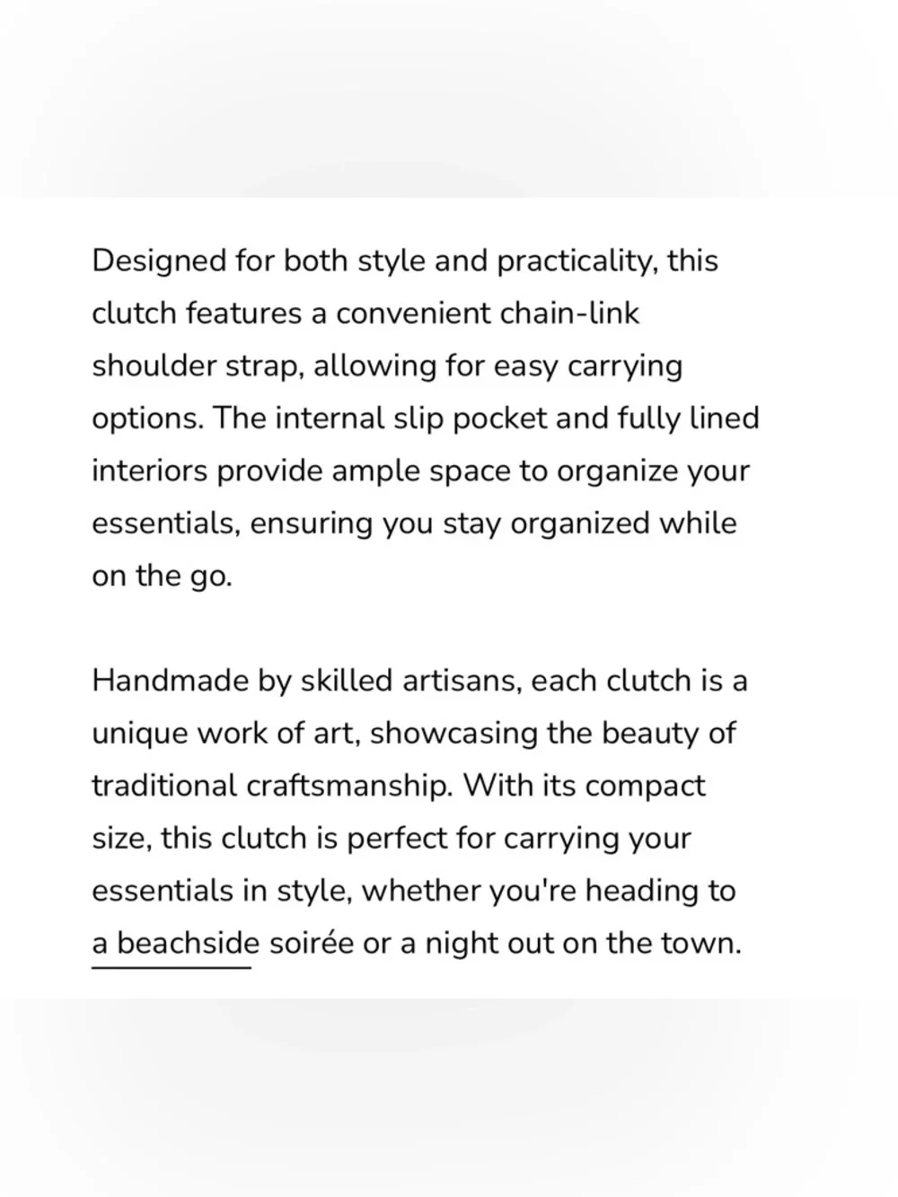 Crochet Shell Purse - Picture 6 of 6